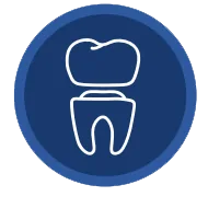 Dental crowns illustration